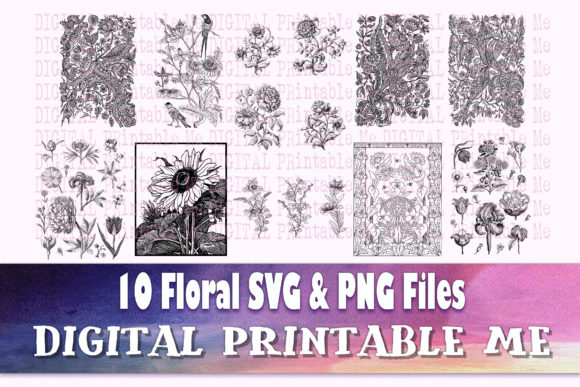 Download Floral Illustration Full Page Flower - Flower Collection
