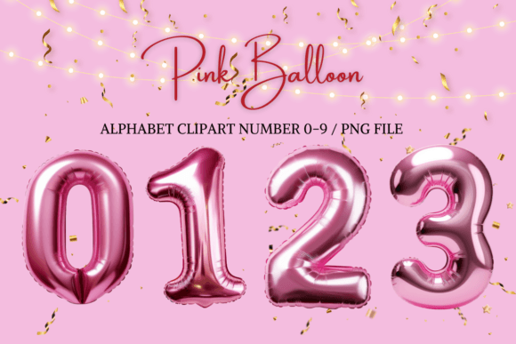 Download Pink Balloon Alphabet Letter Number - Balloon Collection
