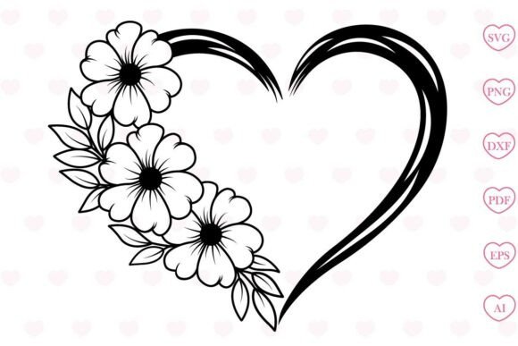 Download Flower Heart Svg Flower Svg - Flower Collection