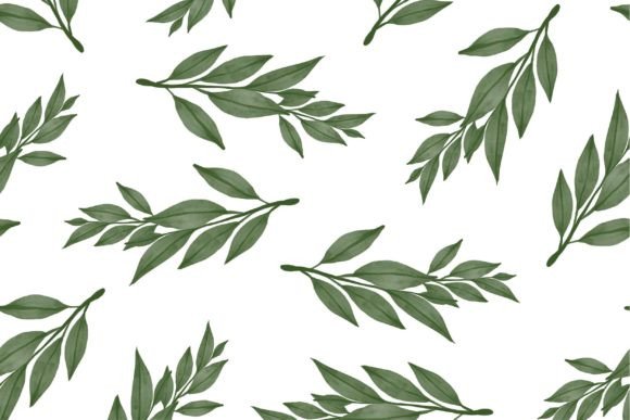Download Green Leaves Seamless Pattern for Fabric - Premium Resources
