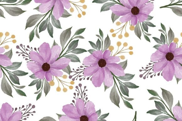 Download Pink Flower Seamless Pattern for Fabric - Flower Collection