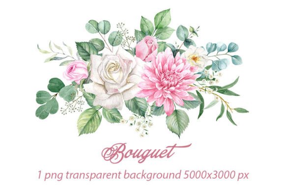 Download Watercolor Flowers, Floral Border, PNG - Flower Collection