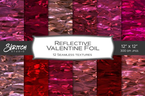Download Reflective Valentine Foil - Seamless - Premium Resources