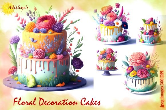 Download Floral Decoration Cakes - Premium Resources